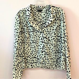 Topshop Dalmatian Print Top